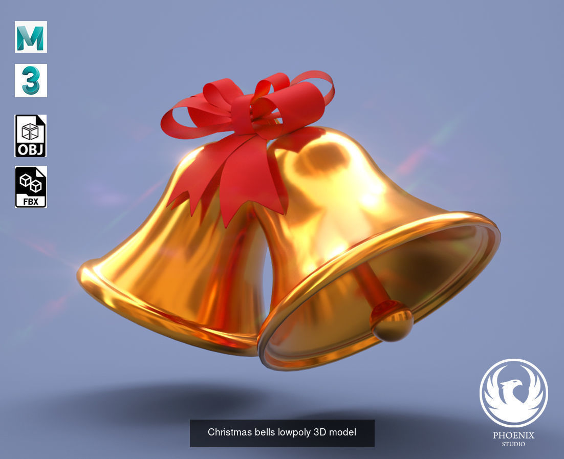 Christmas Objects Pack 3D Model Collection_4