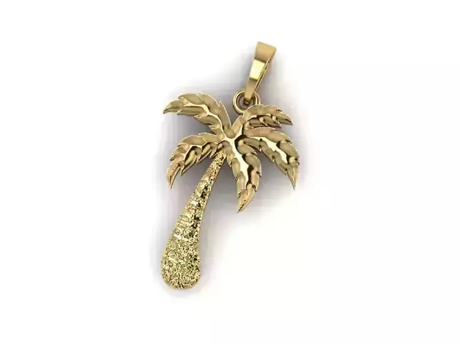 Palm Tree pendant 3D print model