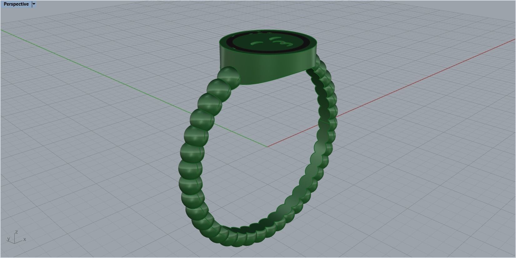 ring smiley 3D print model_15