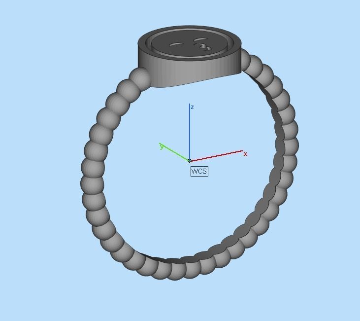 ring smiley 3D print model_19