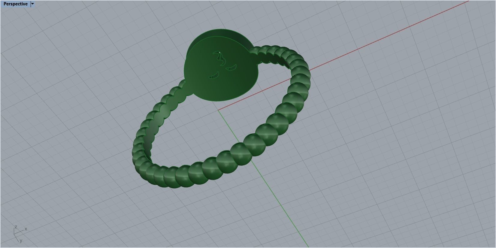 ring smiley 3D print model_17