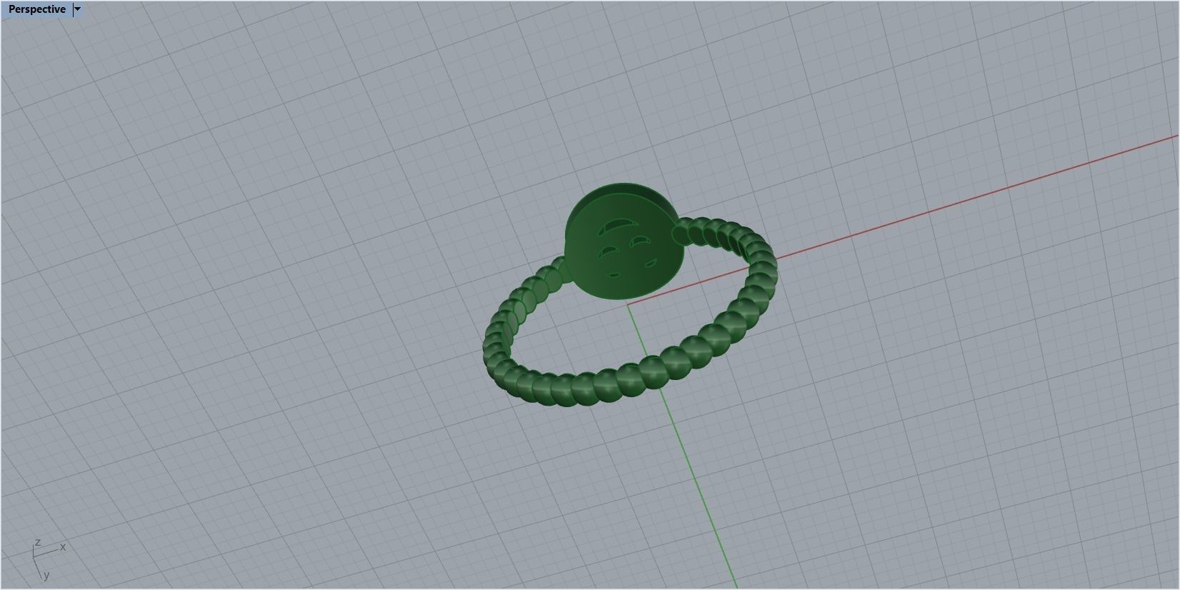 ring smiley 3D print model_16