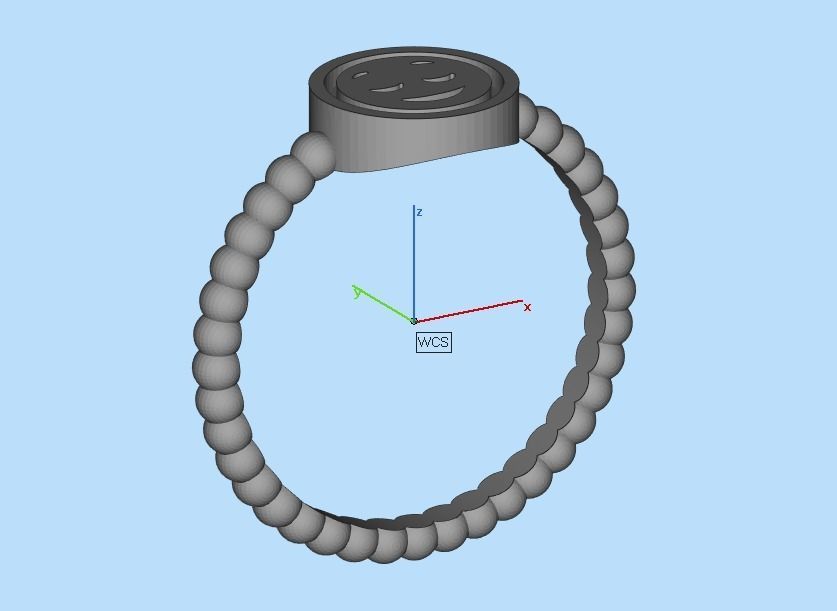 ring smiley 3D print model_20