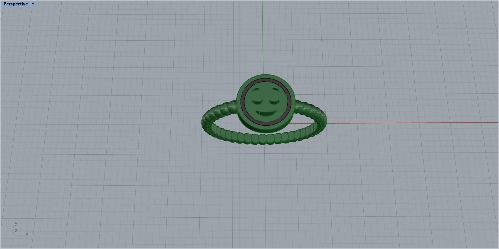 ring smiley 3D print model_17
