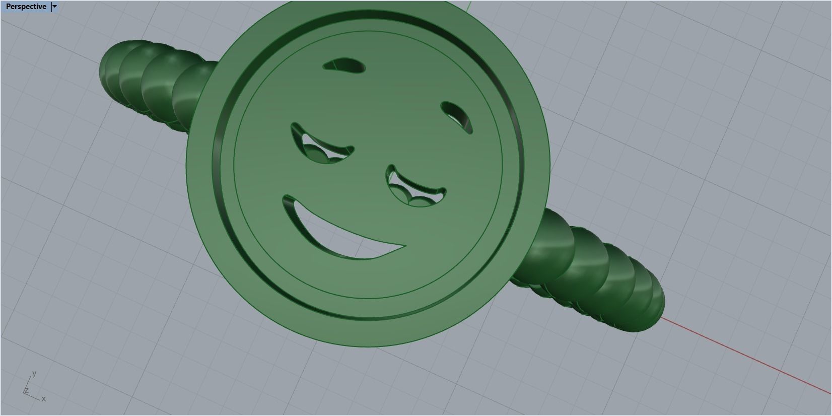 ring smiley 3D print model_19