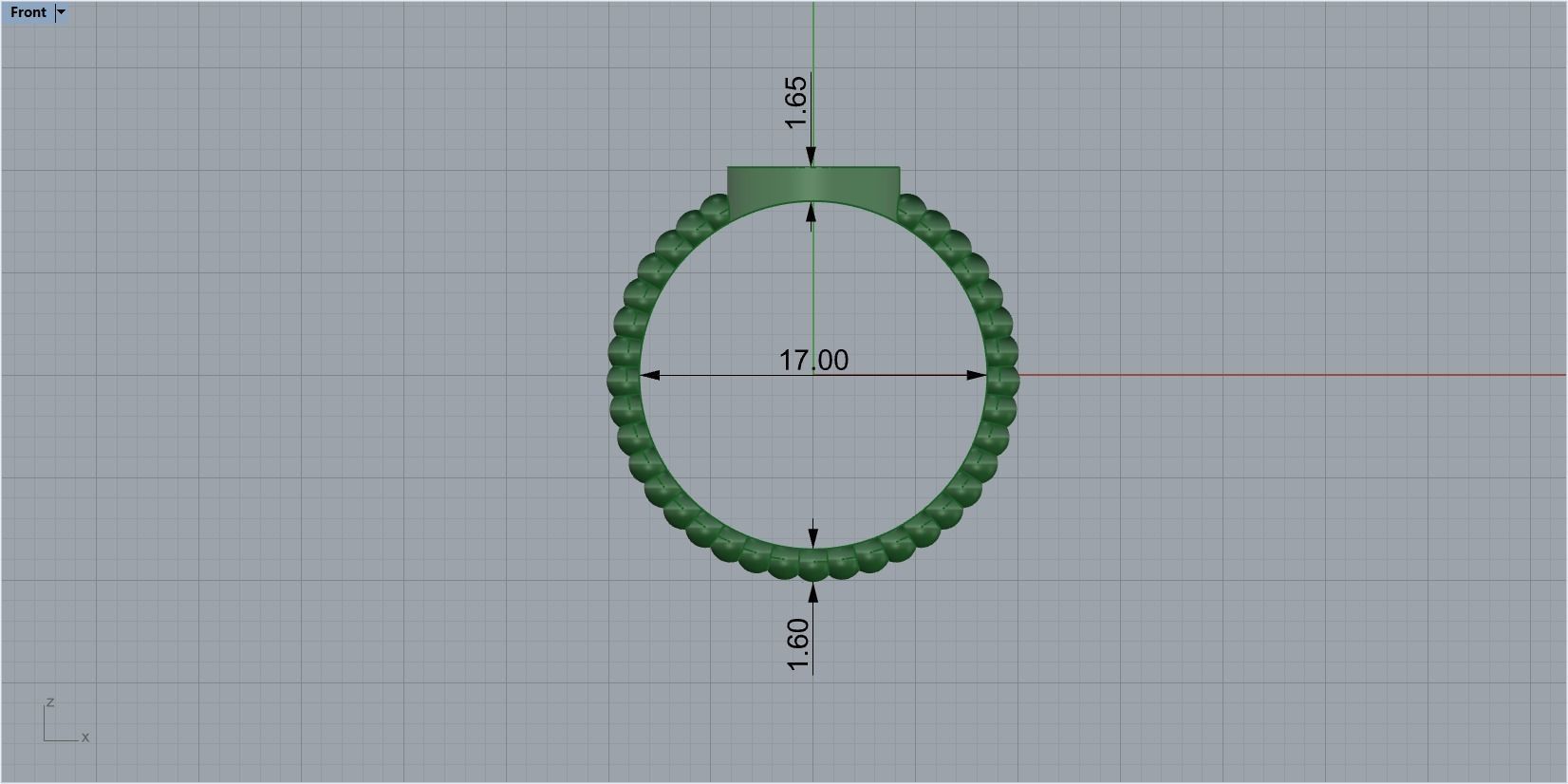 ring smiley 3D print model_2