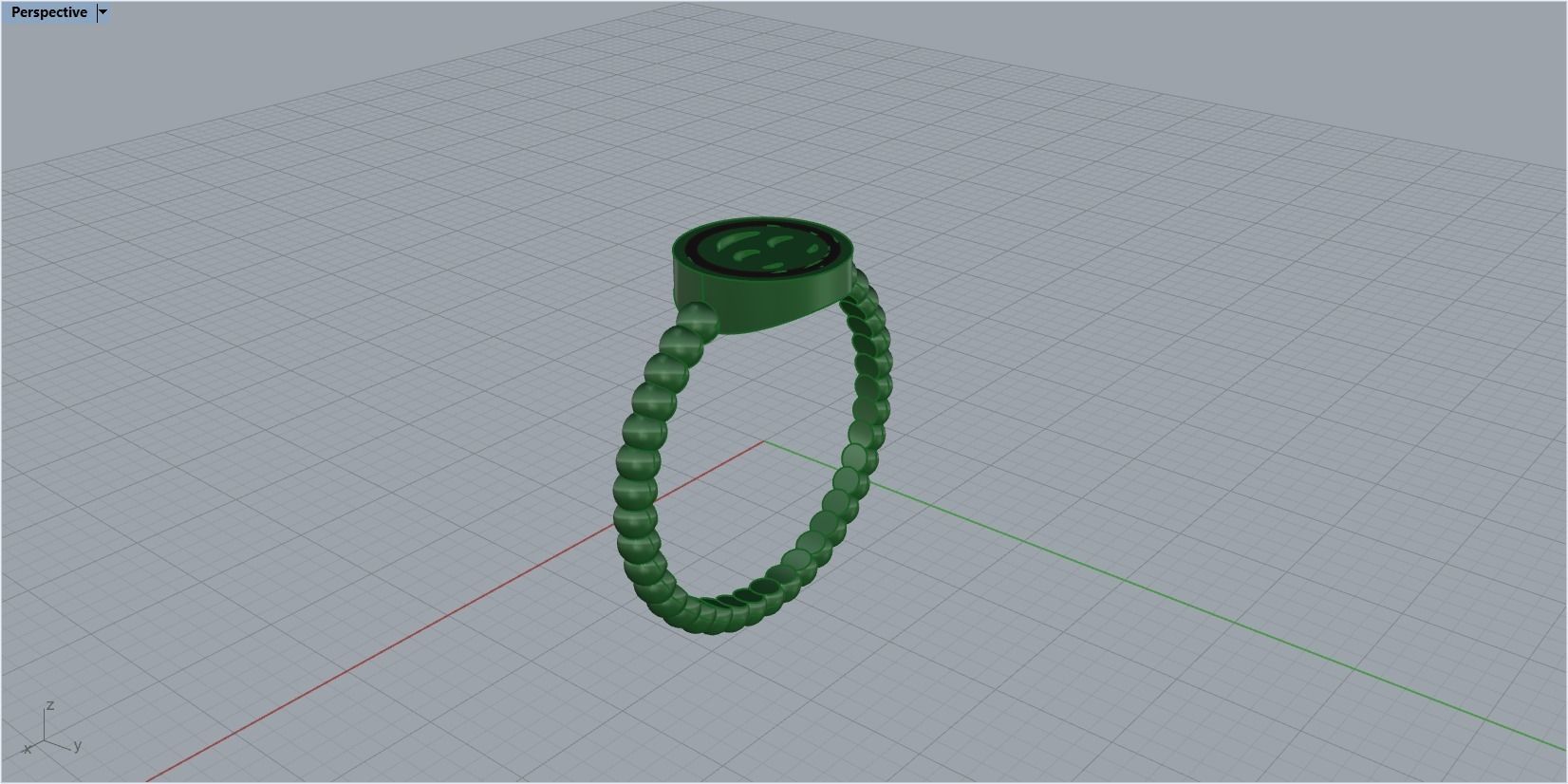 ring smiley 3D print model_18