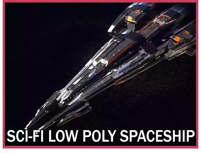Lowpoly Sci-Fi Spaceship Space Ship Sci-Fi Air Craft Low Poly 26 Low-poly 3D model Lowpoly Sci-Fi Spaceship Space Ship Sci-Fi Air Craft Low Poly 26 Low-poly 3D model
