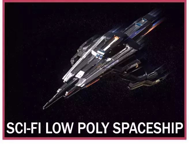 Lowpoly Sci-Fi Spaceship Space Ship Sci-Fi Air Craft Low Poly 24 Low-poly 3D model Lowpoly Sci-Fi Spaceship Space Ship Sci-Fi Air Craft Low Poly 24 Low-poly 3D model