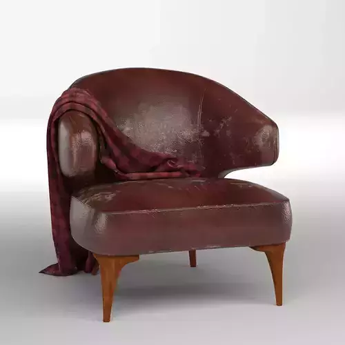 Old Leather Armchair