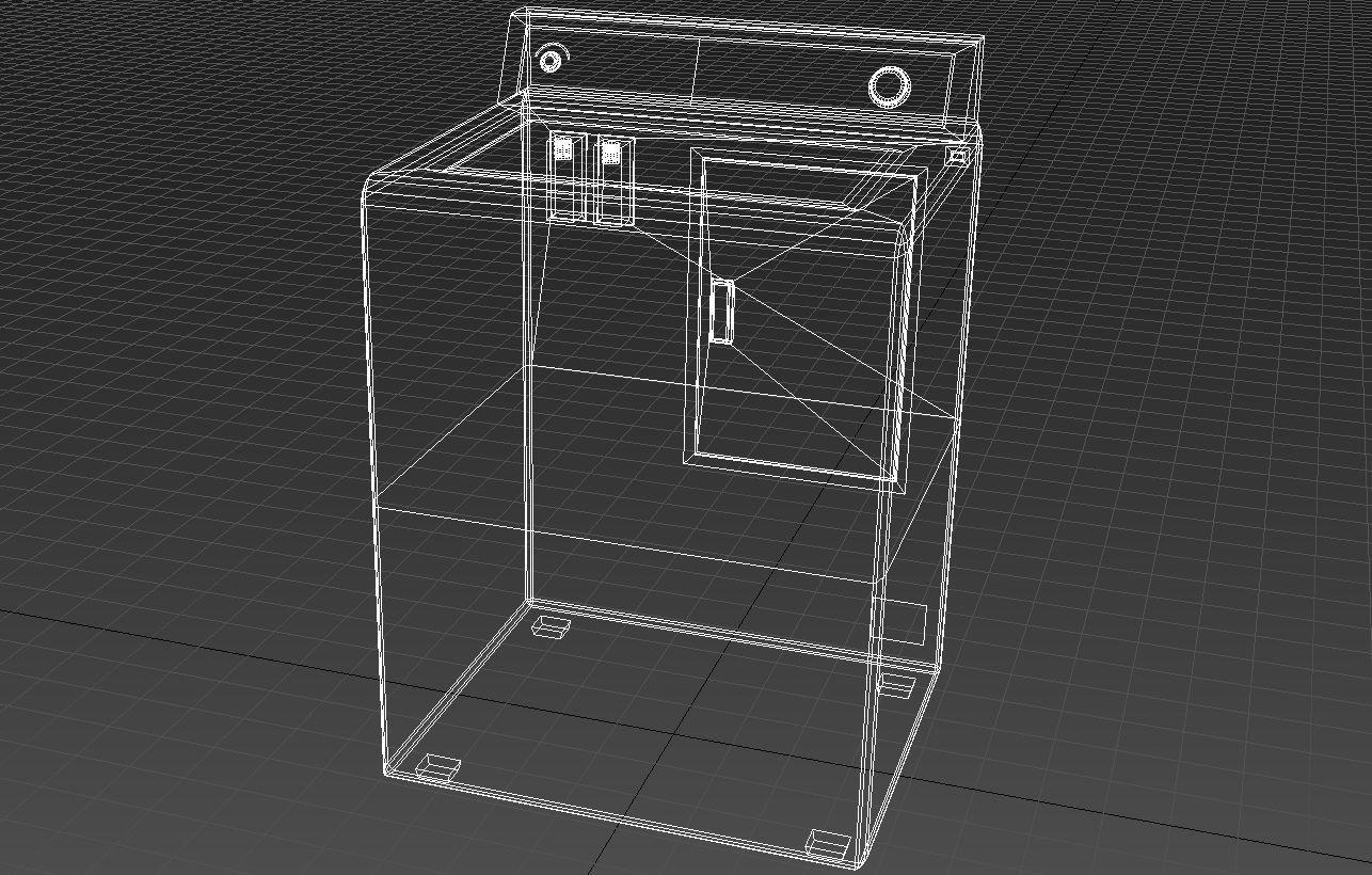washing machine top load 3D model_12