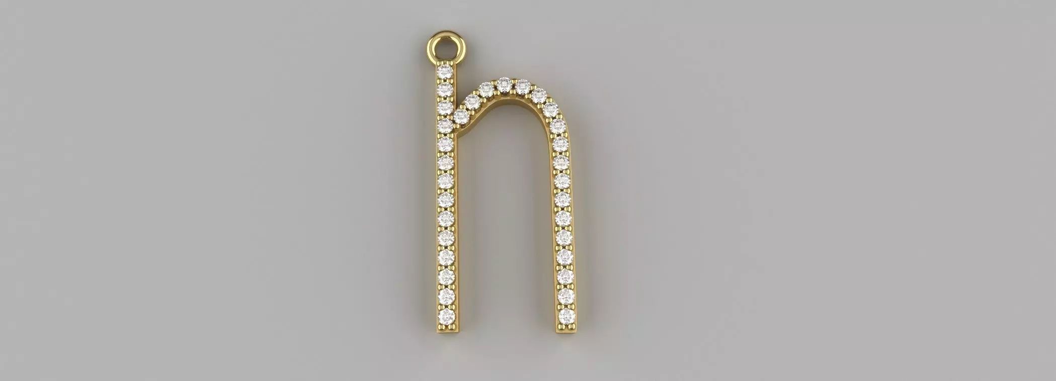 Diamond n Pendant Gold Silver Platinum Luxury Jewelry 3D print model