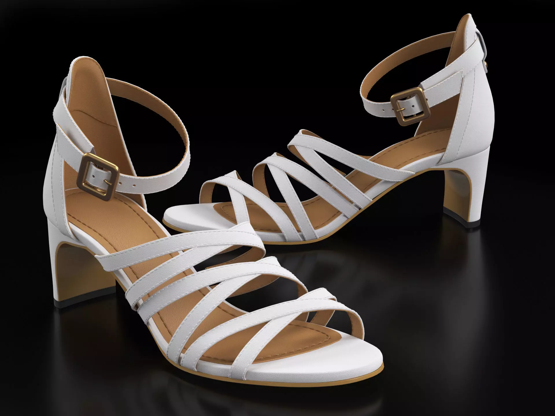 Womens shoes 02 3D model