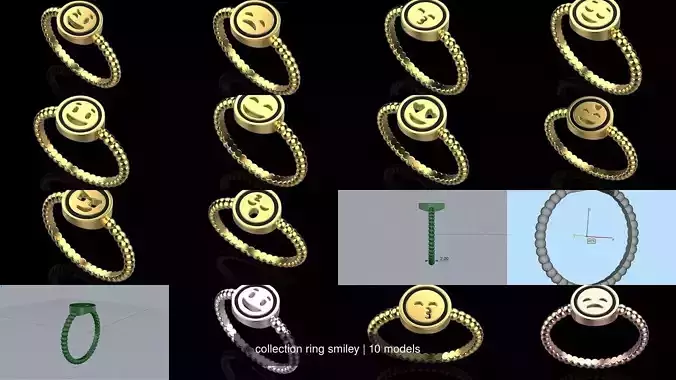 collection ring smiley