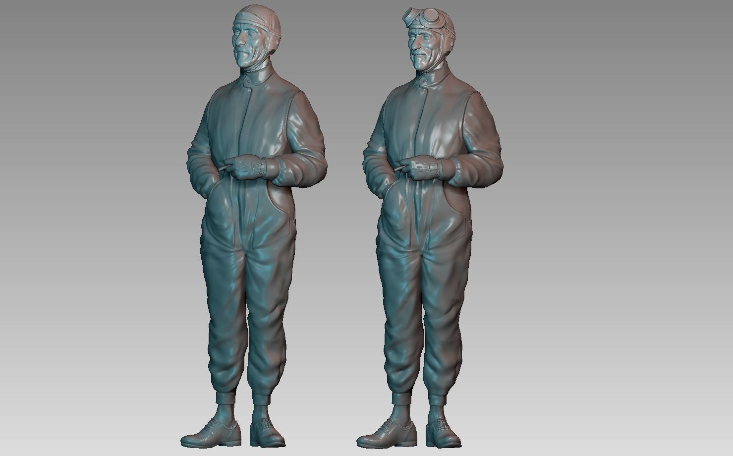 Car Driver Tazio Nuvolari 3D print model_3