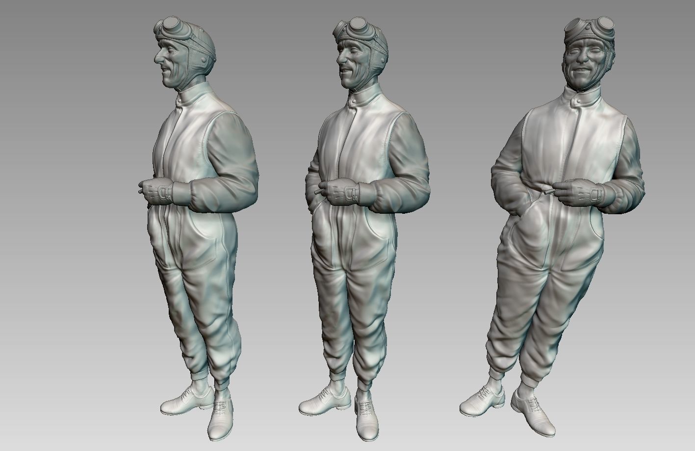 Car Driver Tazio Nuvolari 3D print model_12