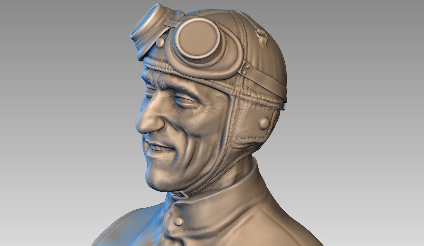 Car Driver Tazio Nuvolari 3D print model_17
