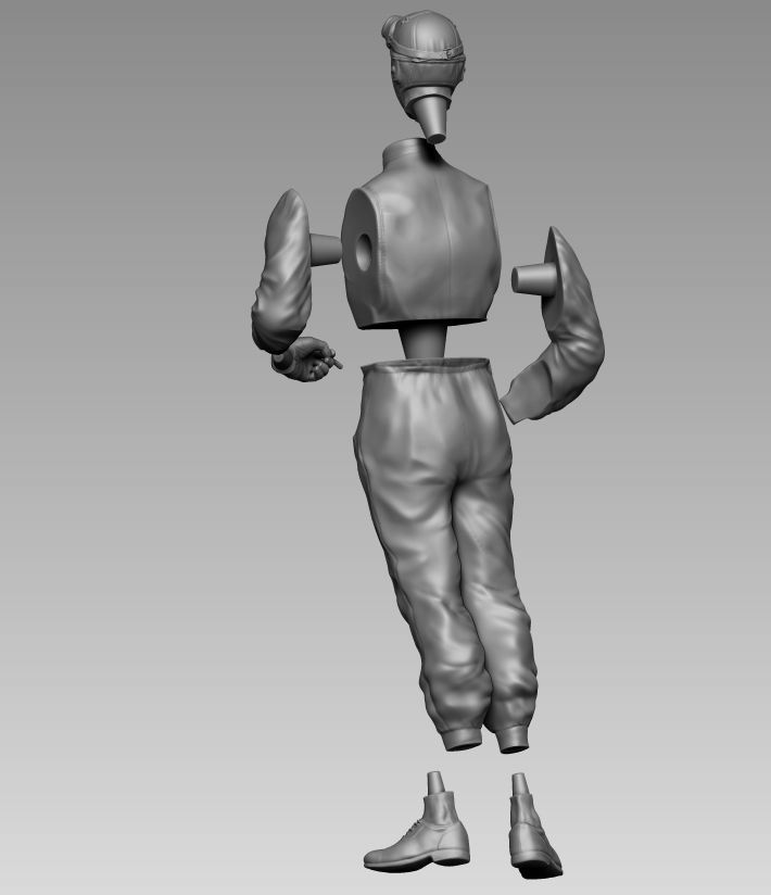 Car Driver Tazio Nuvolari 3D print model_20