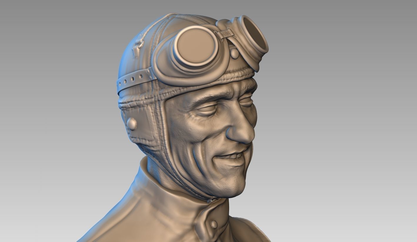 Car Driver Tazio Nuvolari 3D print model_16