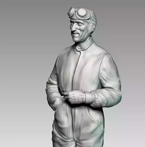 Car Driver Tazio Nuvolari 3D print model