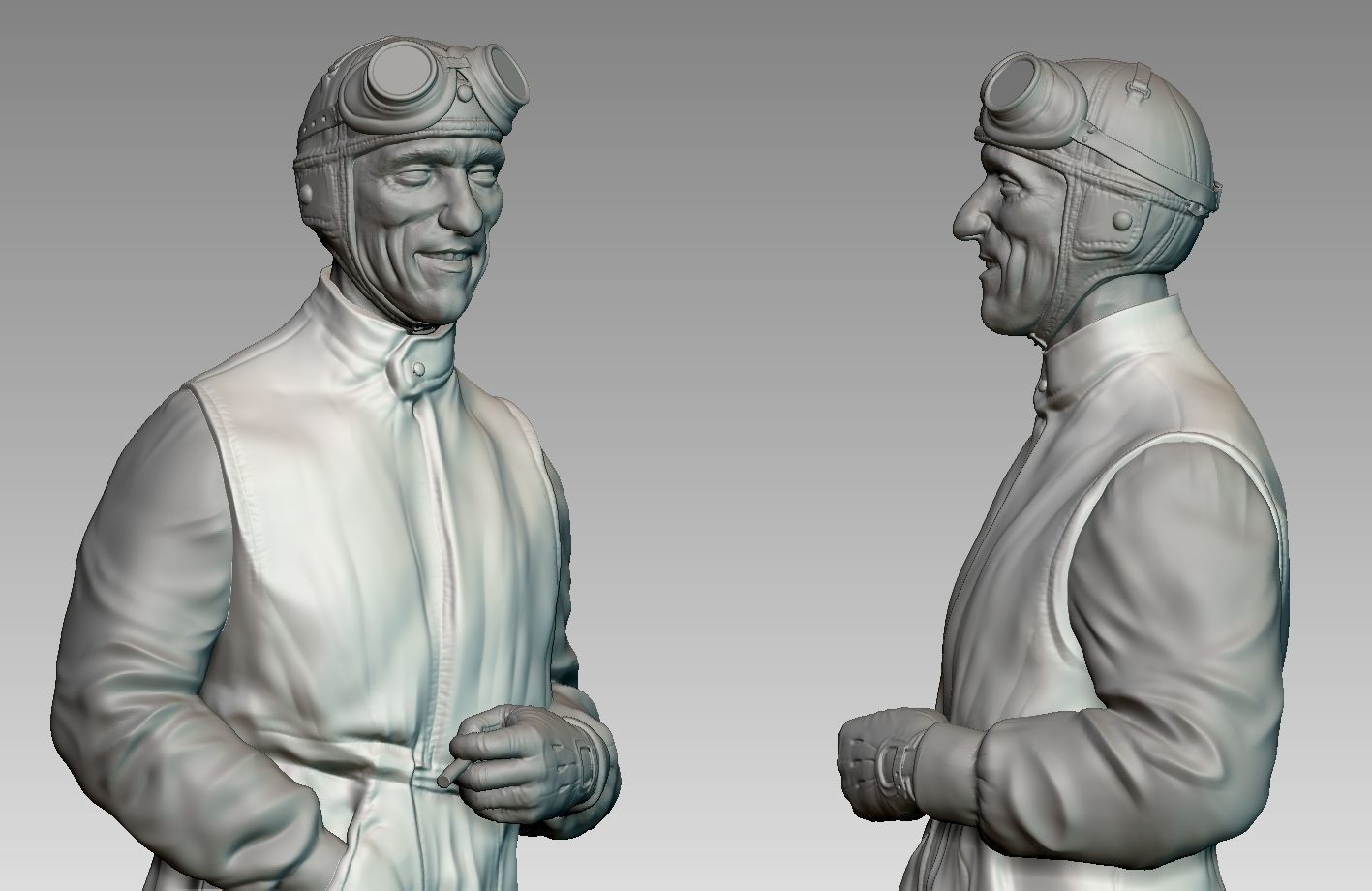 Car Driver Tazio Nuvolari 3D print model_10