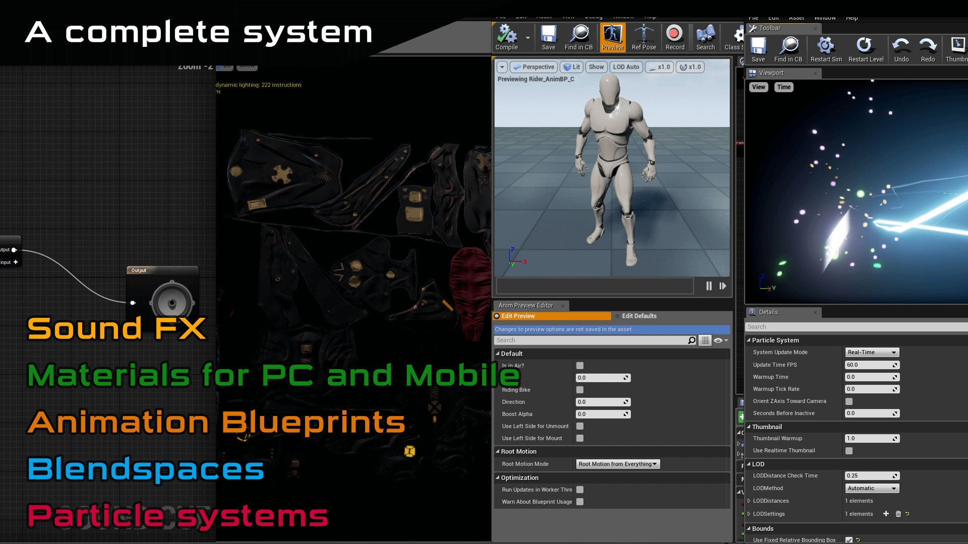 Hoverbike System Low-poly 3D model_5