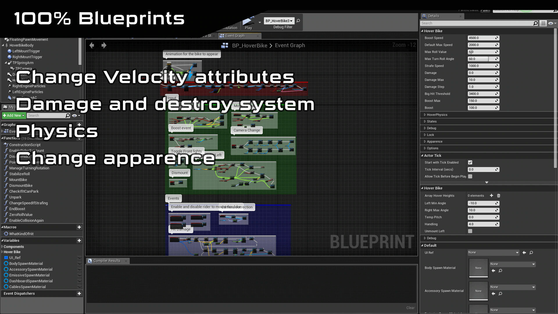 Hoverbike System Low-poly 3D model_4