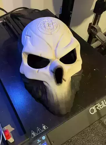 SkullMask 3d print skull mask 3D print model