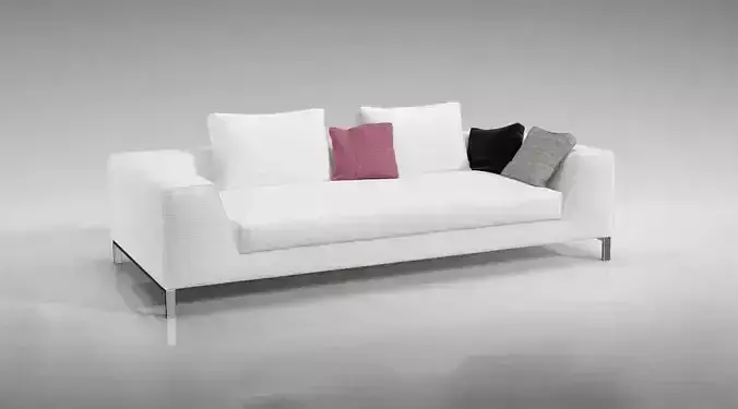 Modern White Sofa