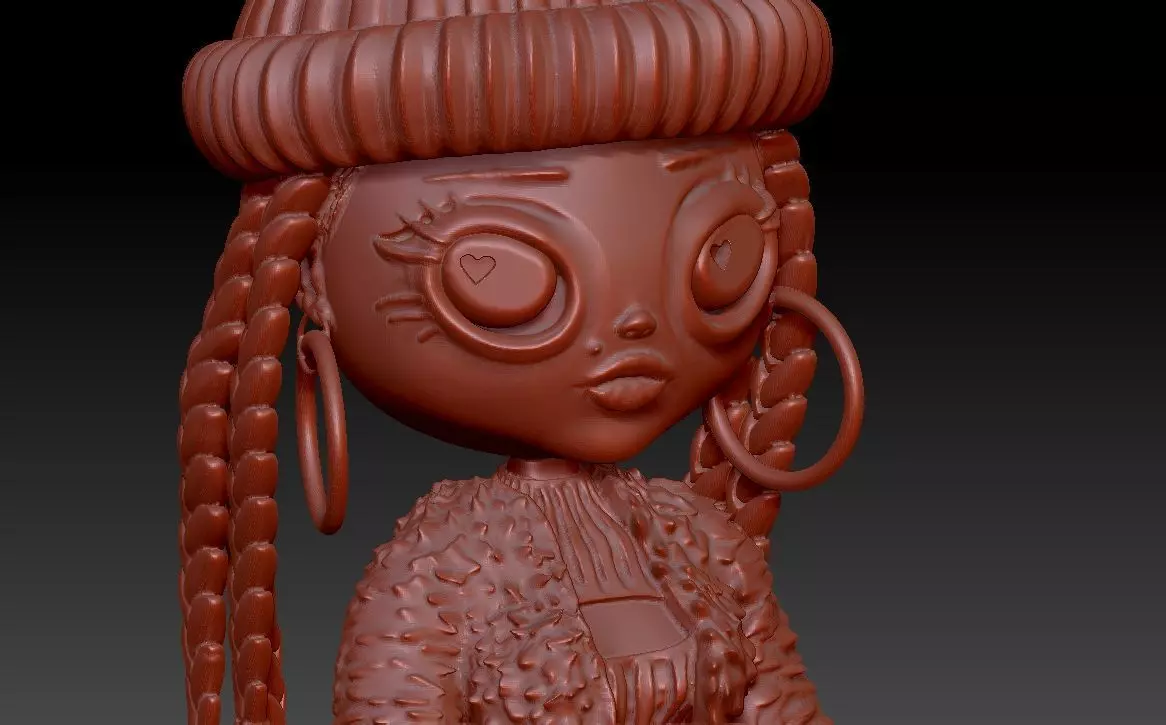 Lol doll adult 3D print model_0