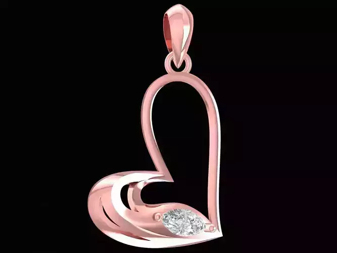 heart pendant 3055