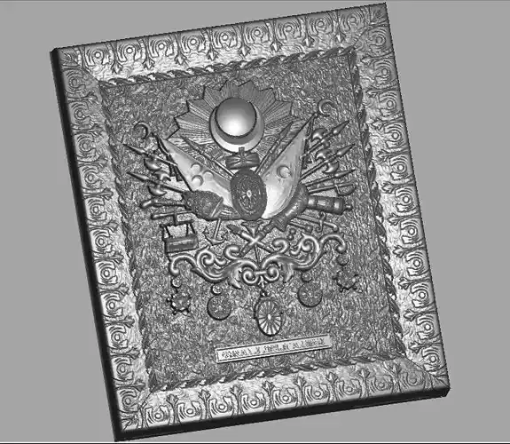 OSMANLI DEVLET ARMASI    ARMS OF THE OTTOMAN EMPIRE 3D model