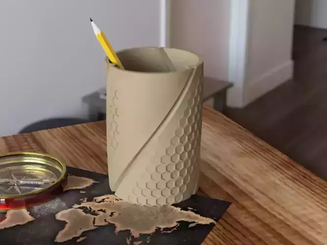 Pen holder - vase 09