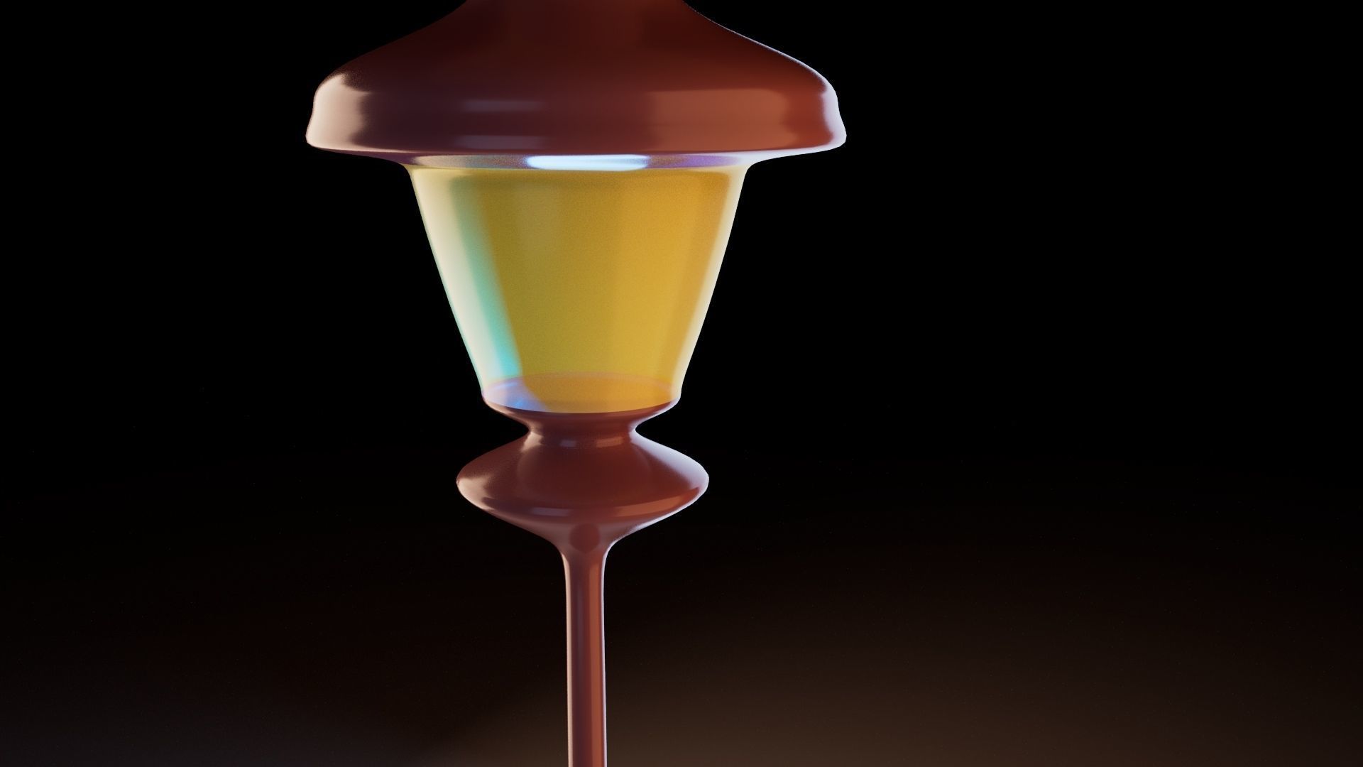 Street lamp  3D model_1