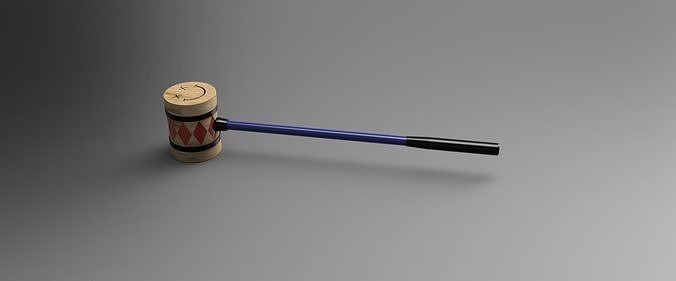BIRDS OF PREY HARLEY QUINN COSPLAY HAMMER BOP 3D print model