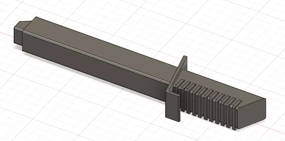 Star Wars Dark Saber Hilt Free low-poly 3D model_0