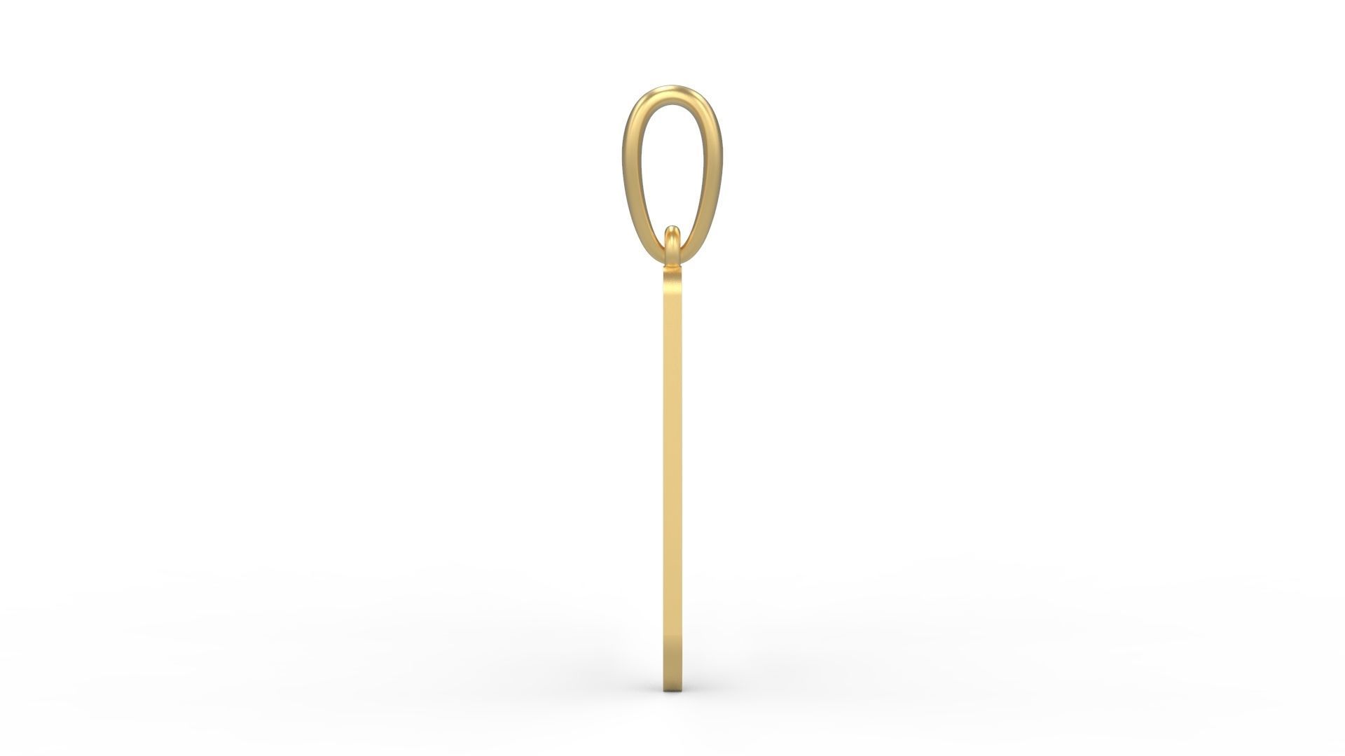 Initial Letters Pendant Exaggerate A 3D print model_2