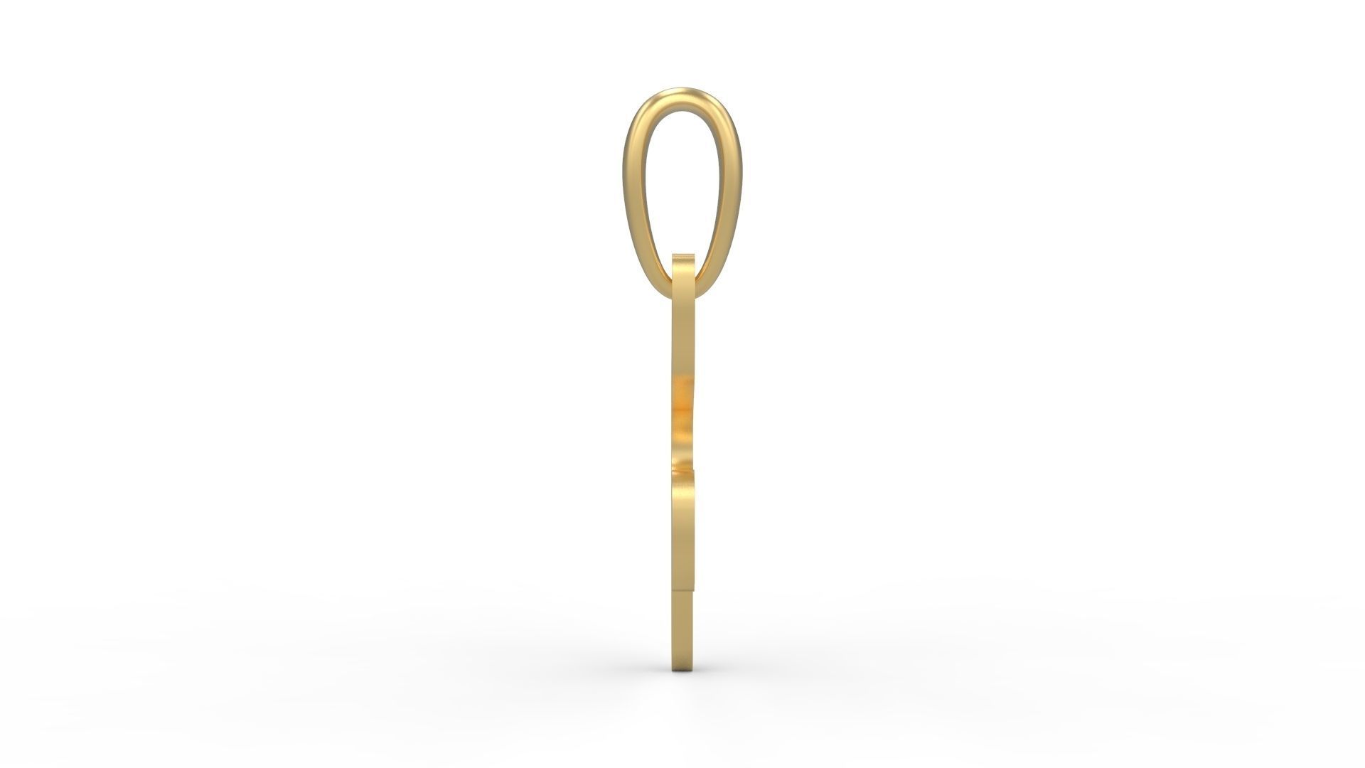 Initial Letters Pendant Exaggerate F 3D print model_2