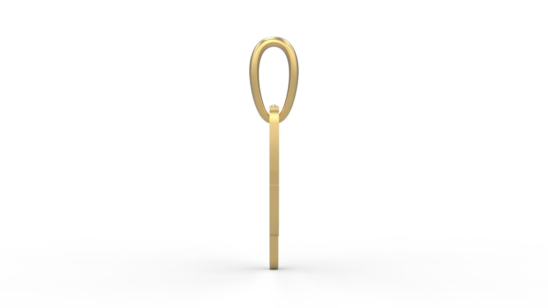 Initial Letters Pendant Exaggerate P 3D print model_2