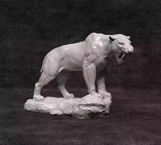 Sabertooth - No Presupported 3D print model
