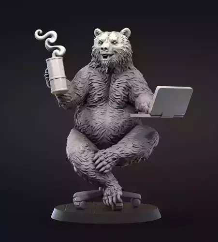 Office bear 3D print model