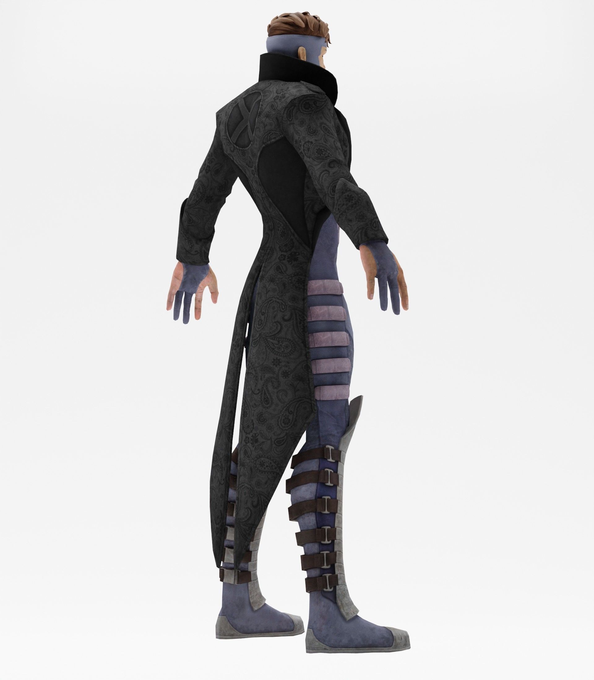 DJ Gambit Deadpool  3D model_6