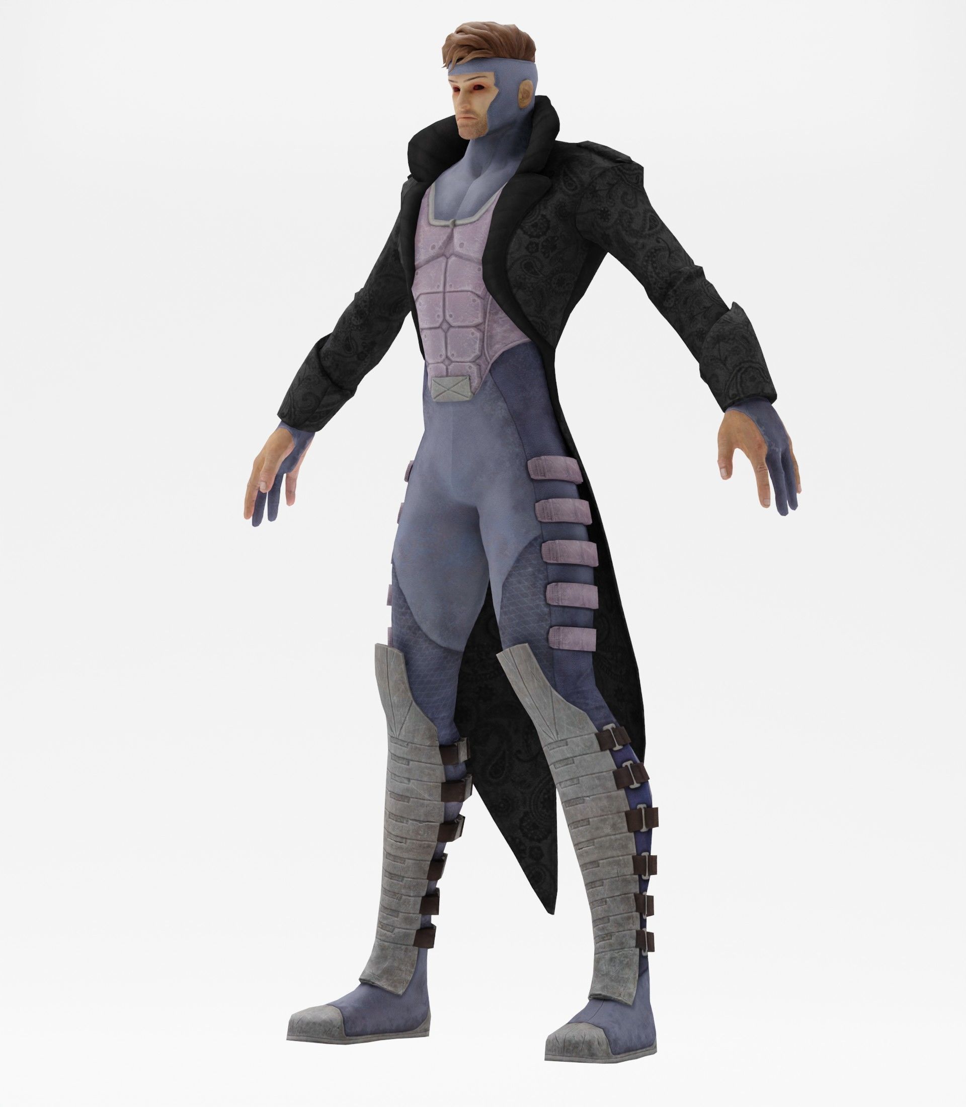 DJ Gambit Deadpool  3D model_16