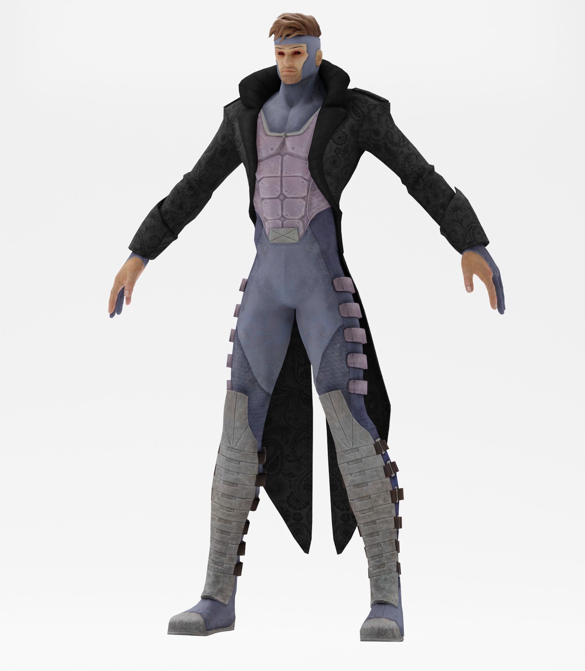 DJ Gambit Deadpool  3D model_17