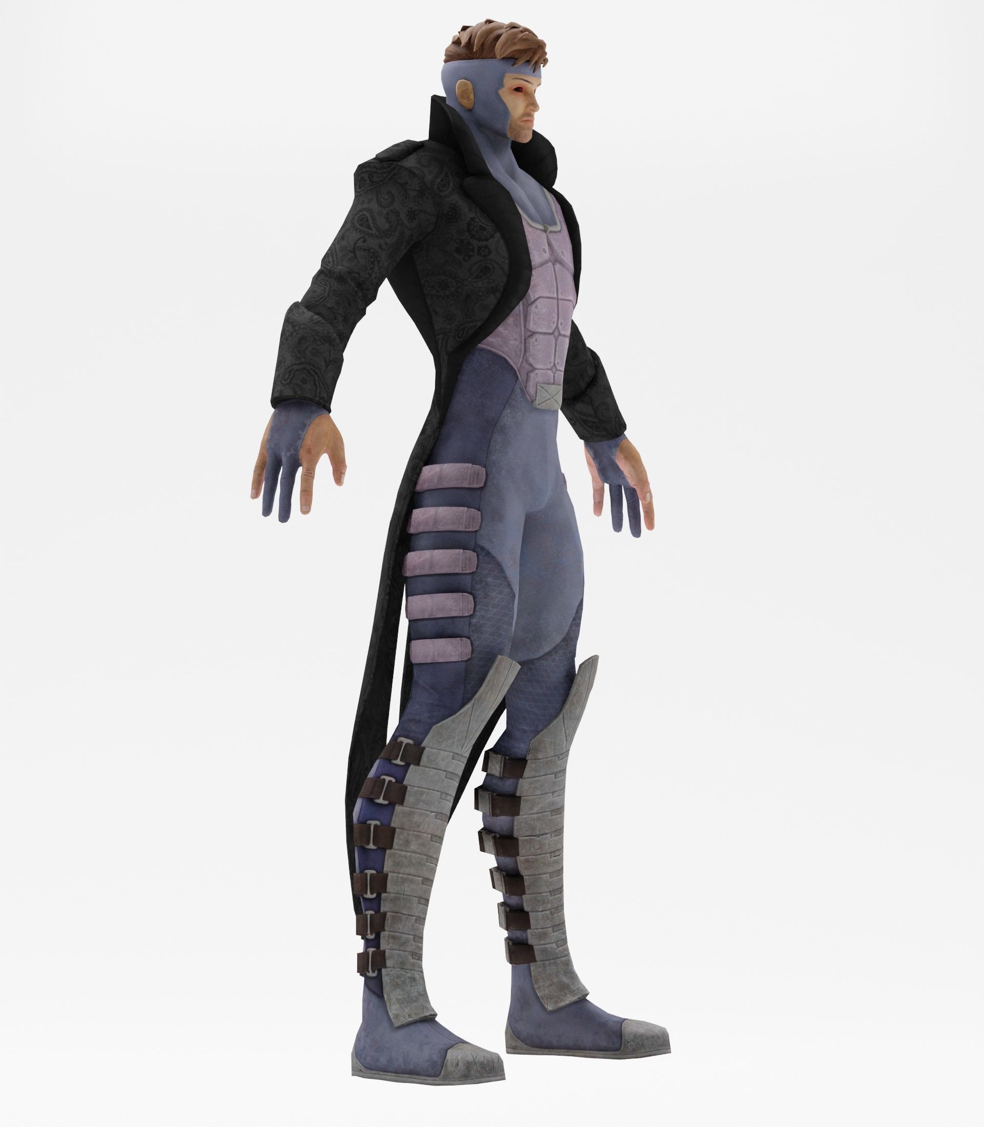 DJ Gambit Deadpool  3D model_3