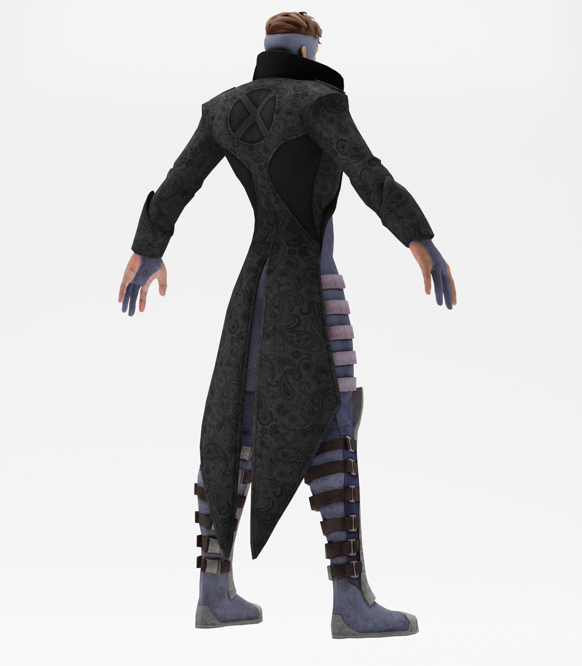 DJ Gambit Deadpool  3D model_7