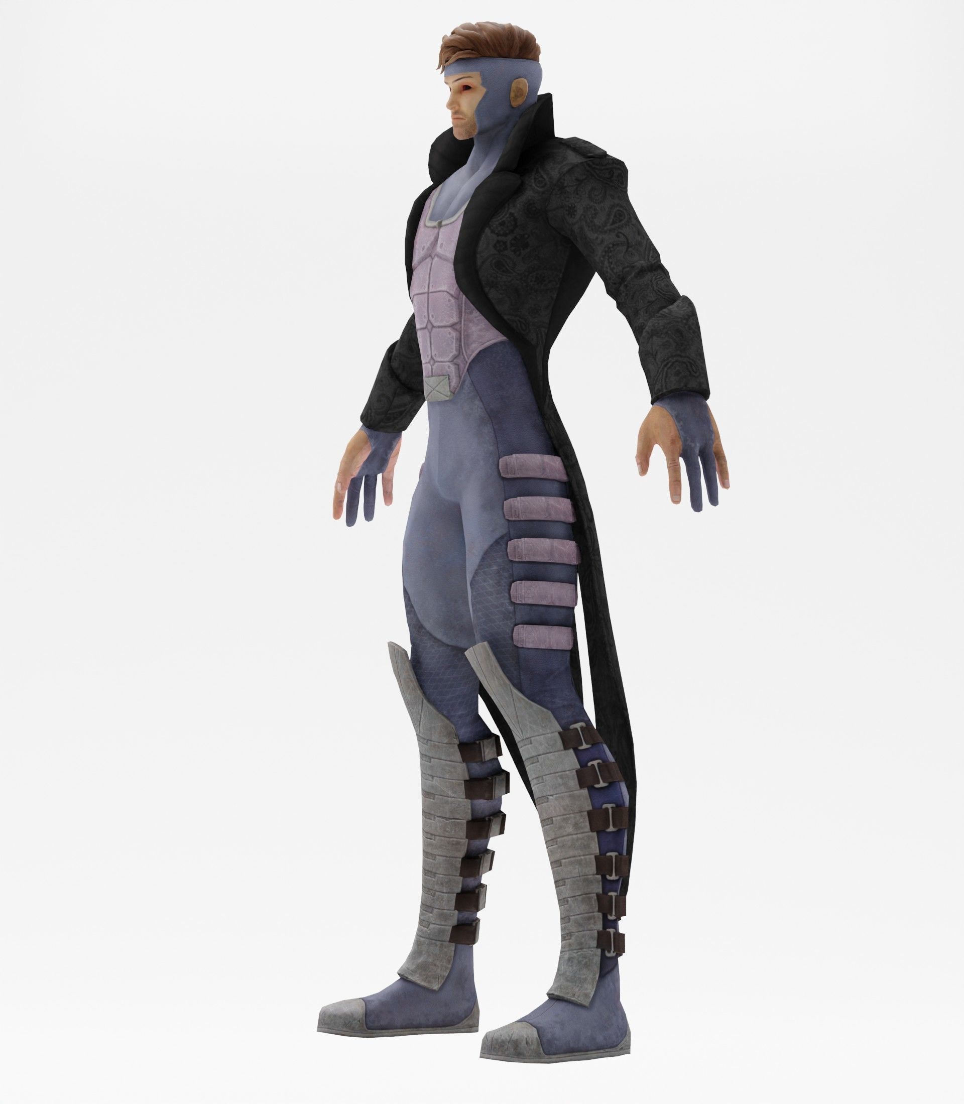 DJ Gambit Deadpool  3D model_15