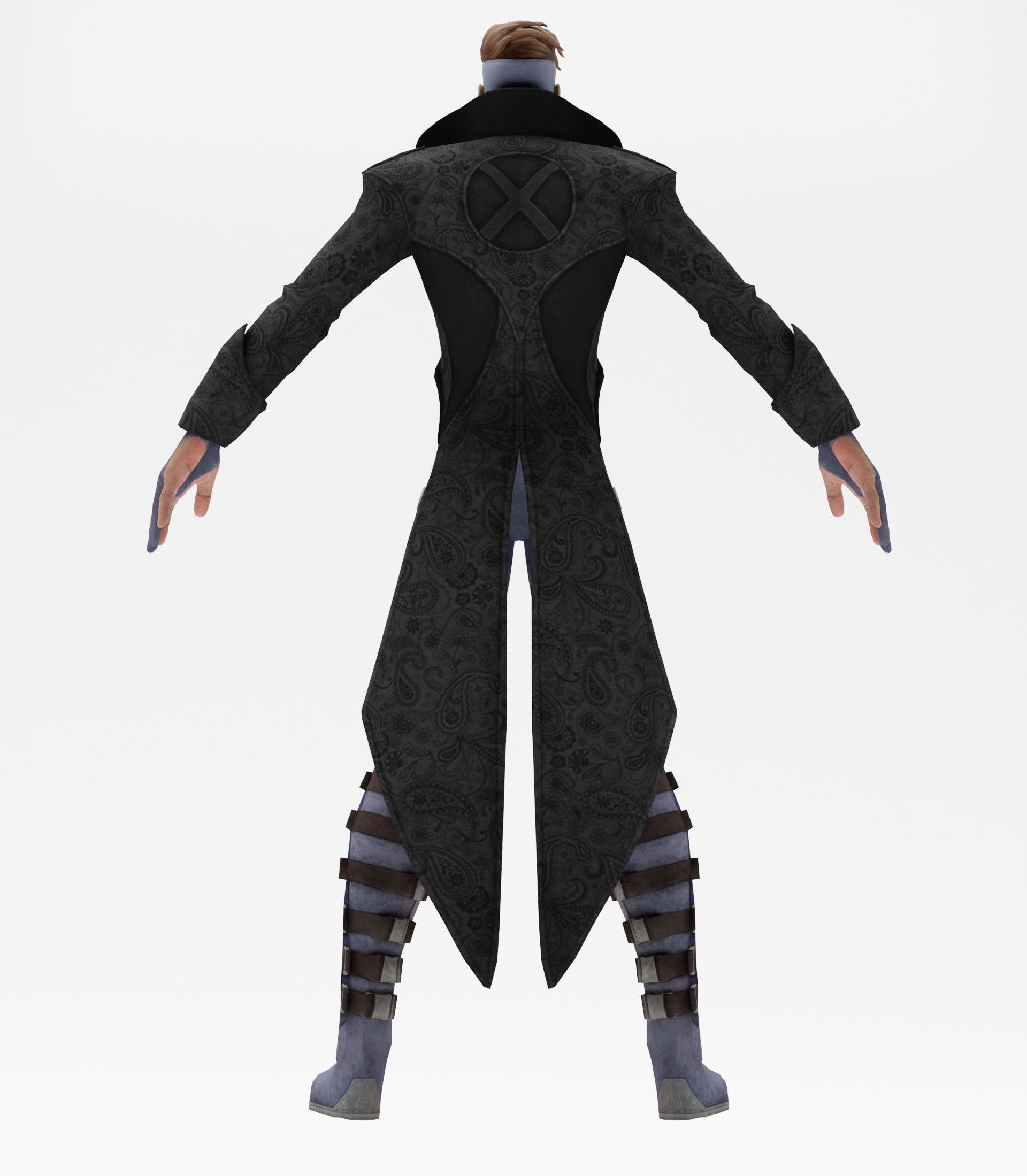 DJ Gambit Deadpool  3D model_9