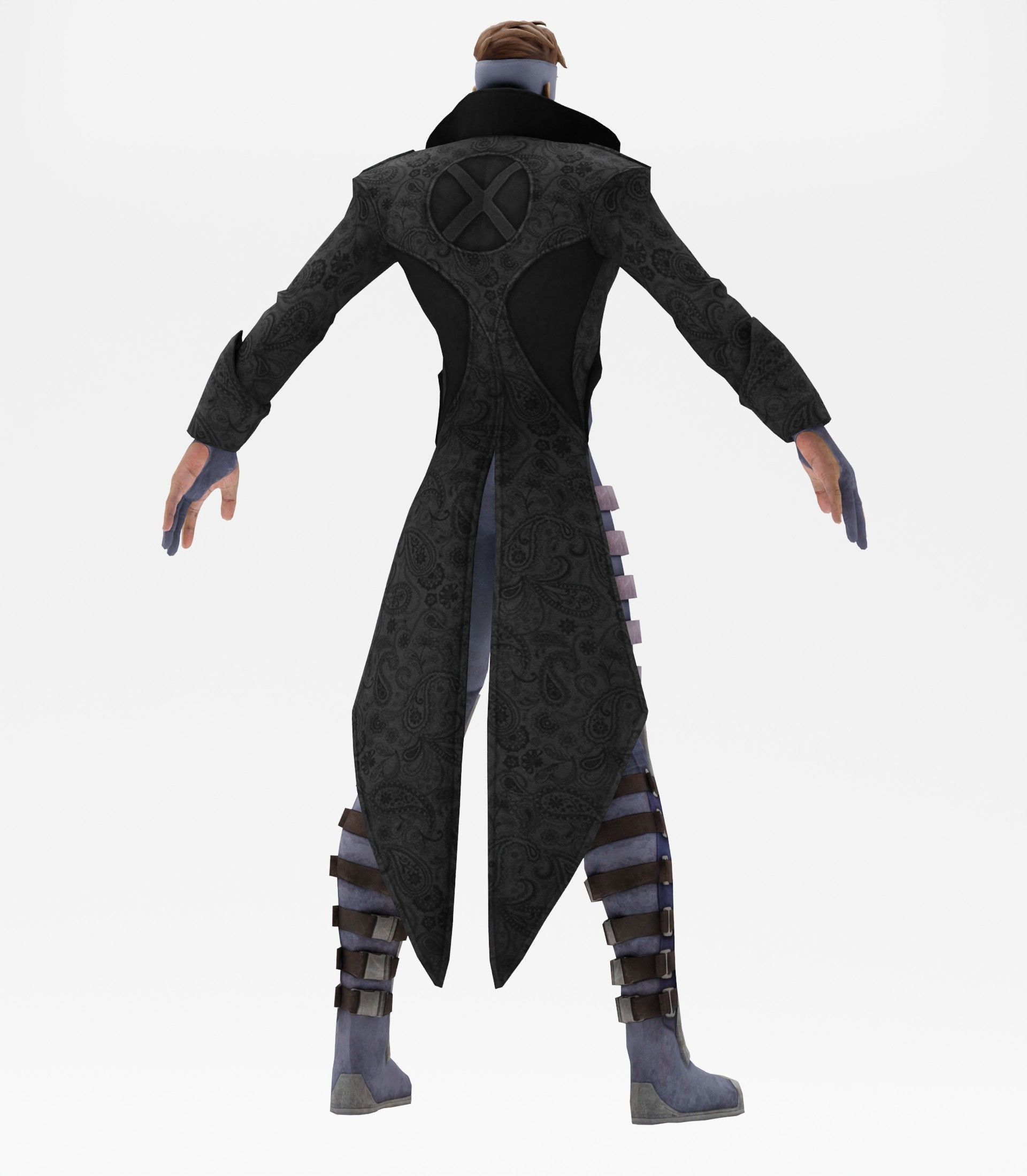 DJ Gambit Deadpool  3D model_8