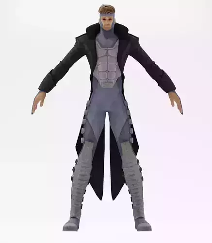 DJ Gambit Deadpool  3D model  DJ Gambit Deadpool  3D model
